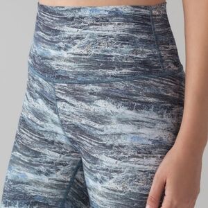 Lululemon Wunder Under Hi-Rise 7/8 Tight Aerial Drift Multi Black Size 12